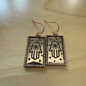 Hamsa Evil Eye Earrings 🪬